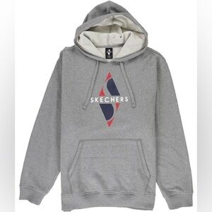 Men’s skechers grey gray hoodie medium